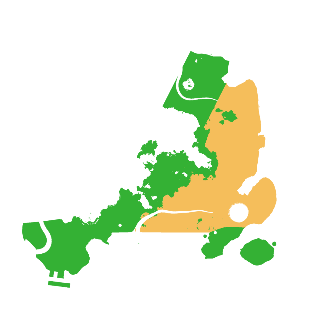 Biome Rust Map: Procedural Map, Size: 2850, Seed: 1704713372