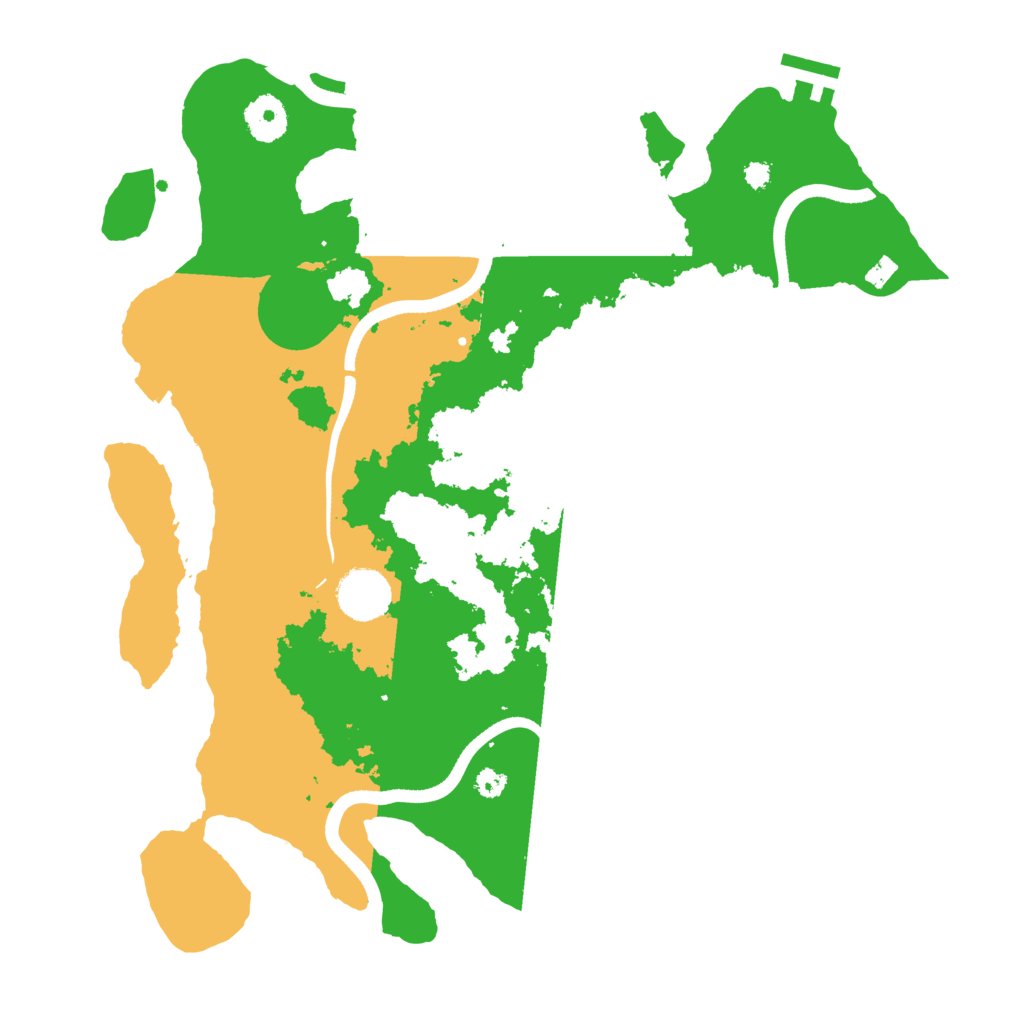 Biome Rust Map: Procedural Map, Size: 3500, Seed: 1460851685