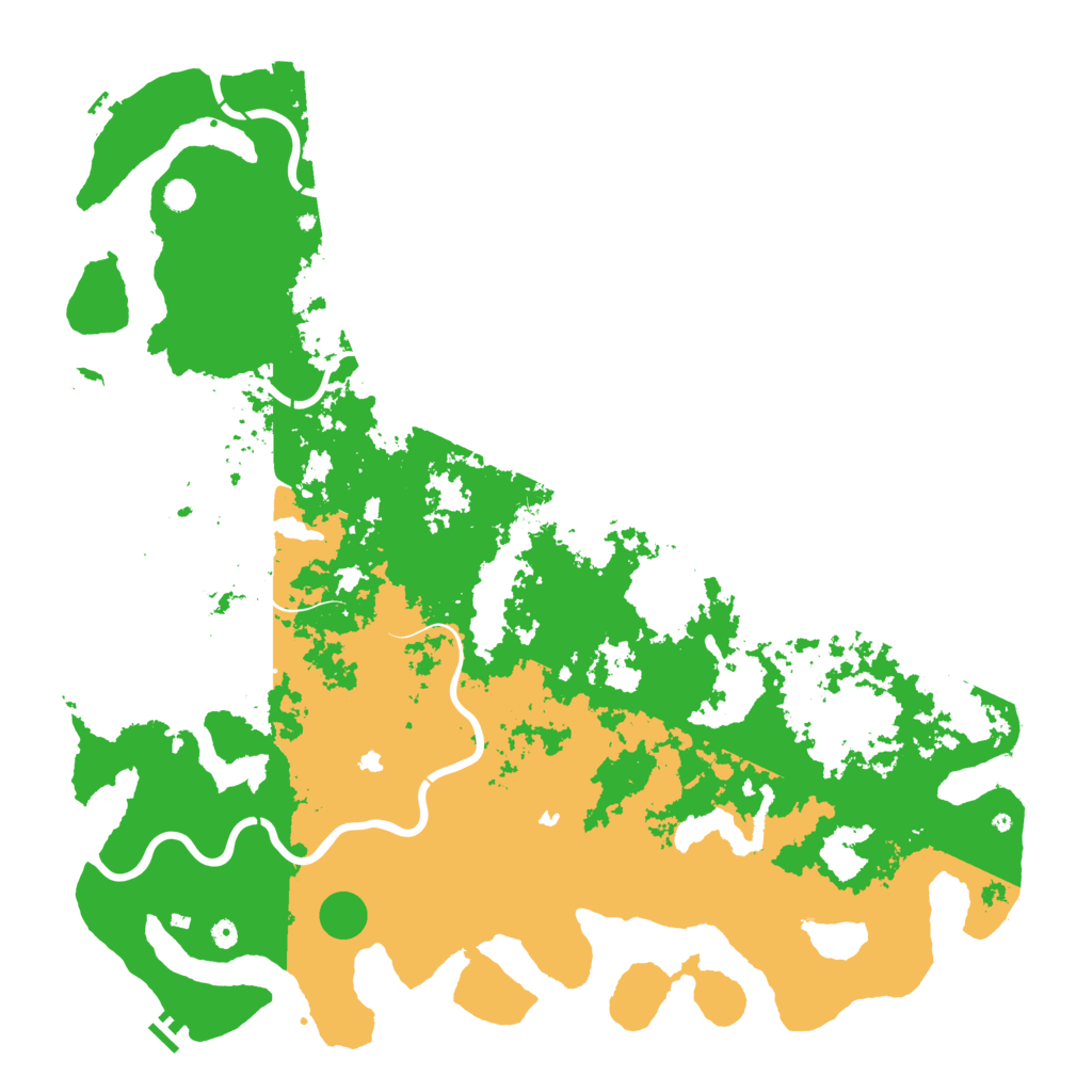 Biome Rust Map: Procedural Map, Size: 6000, Seed: 3386