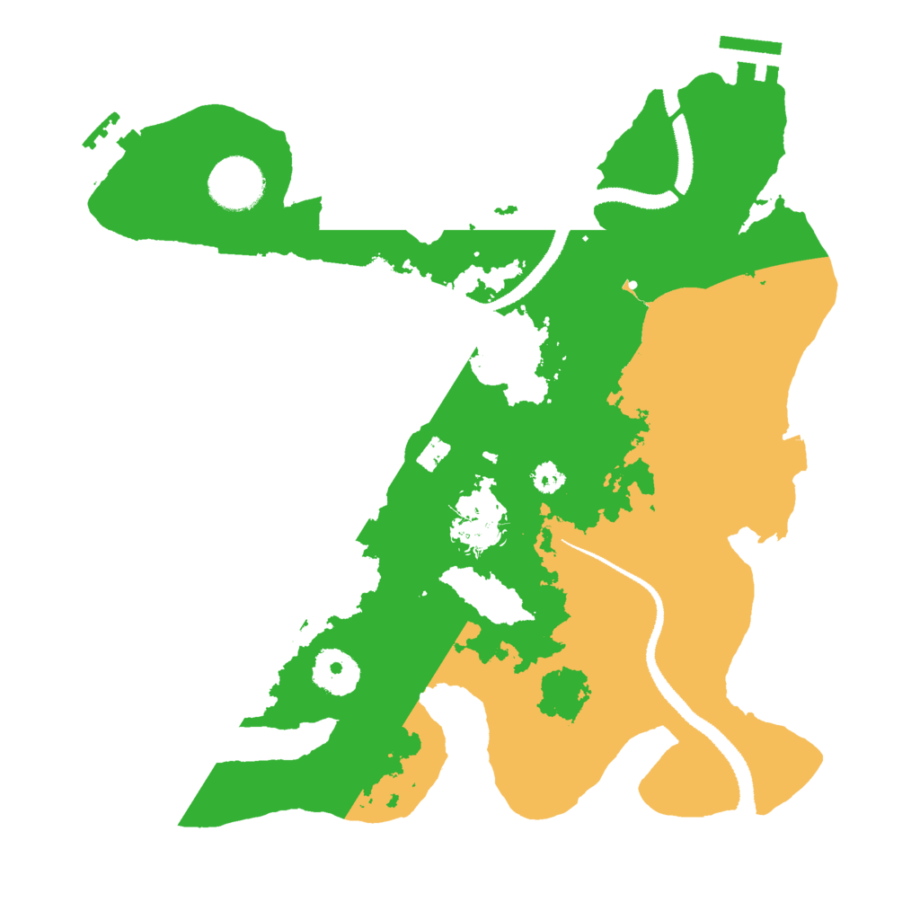 Biome Rust Map: Procedural Map, Size: 3000, Seed: 1766748350