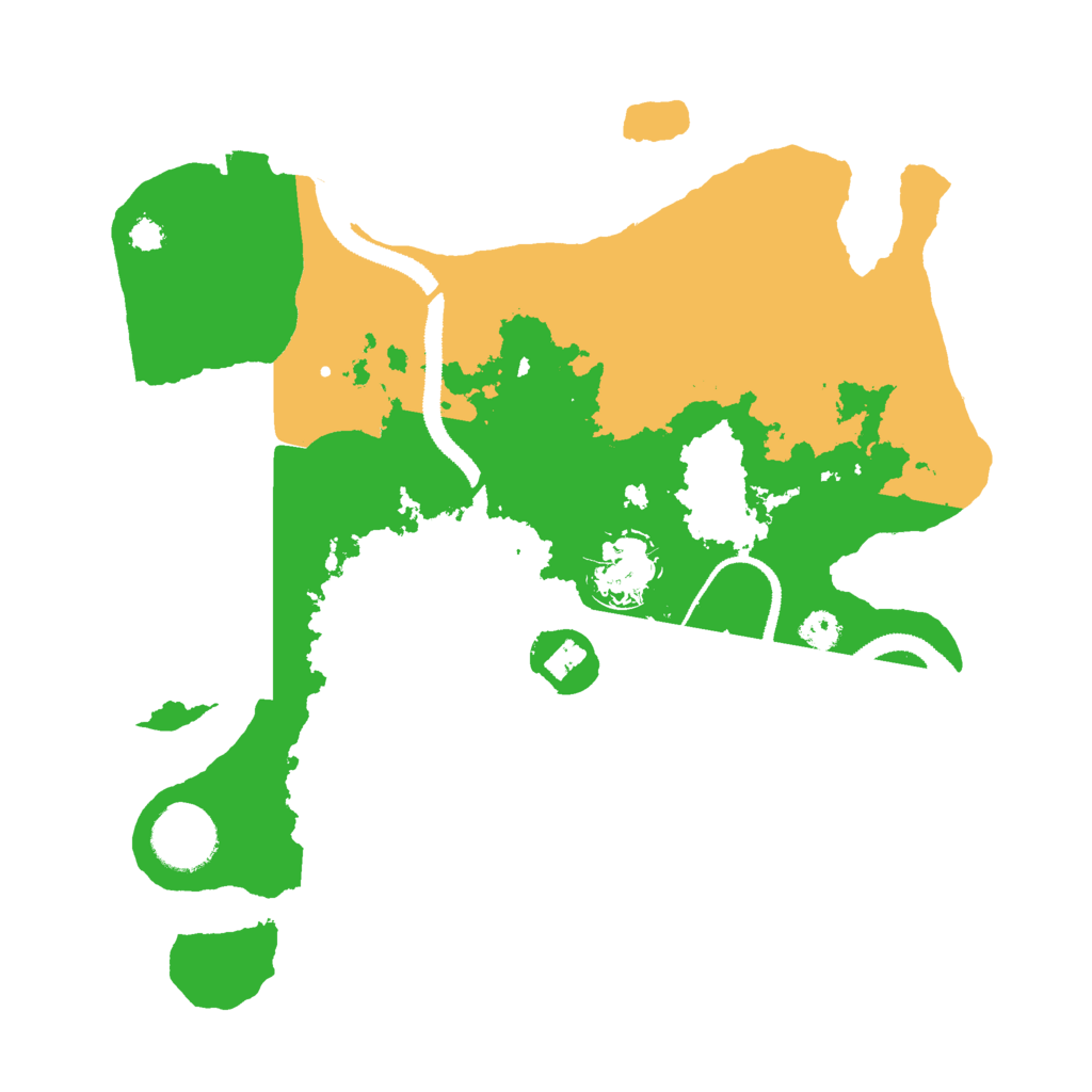 Biome Rust Map: Procedural Map, Size: 3000, Seed: 1161229211
