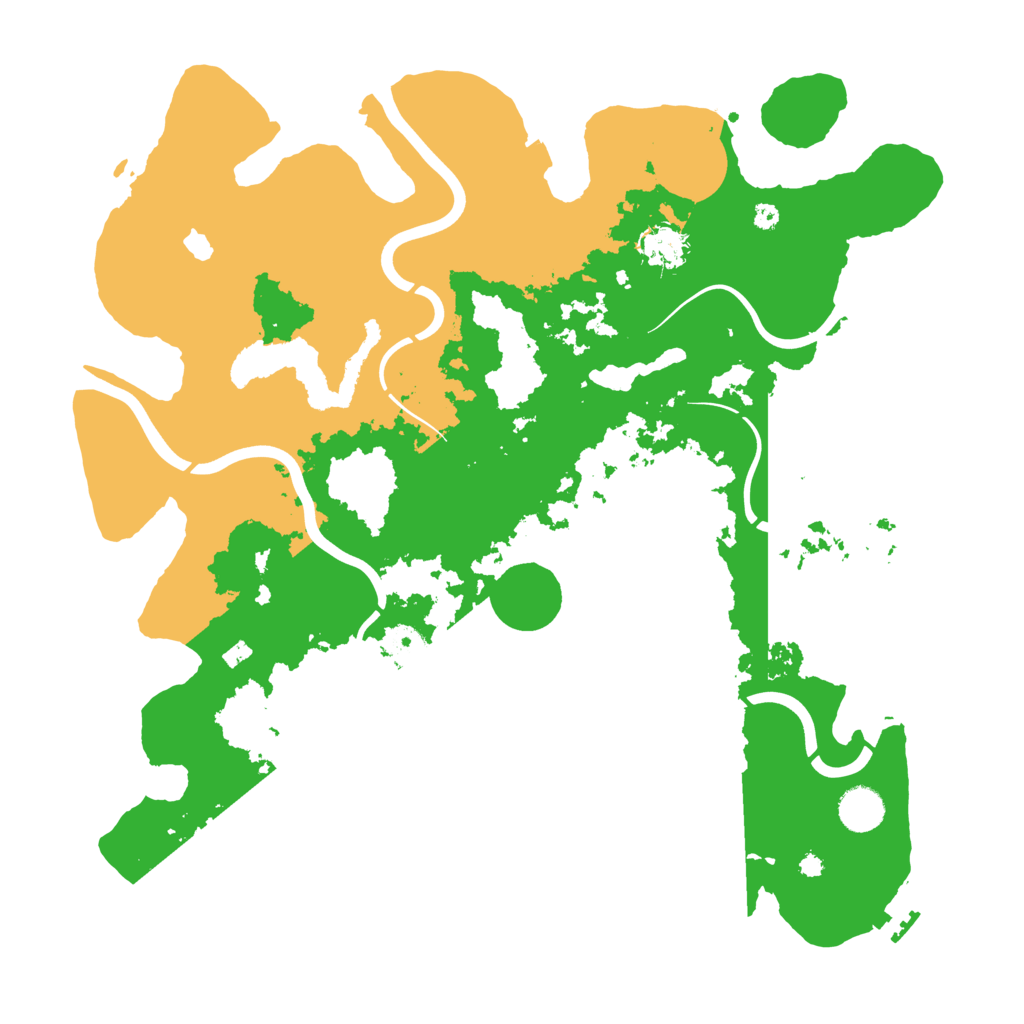 Biome Rust Map: Procedural Map, Size: 4000, Seed: 154980