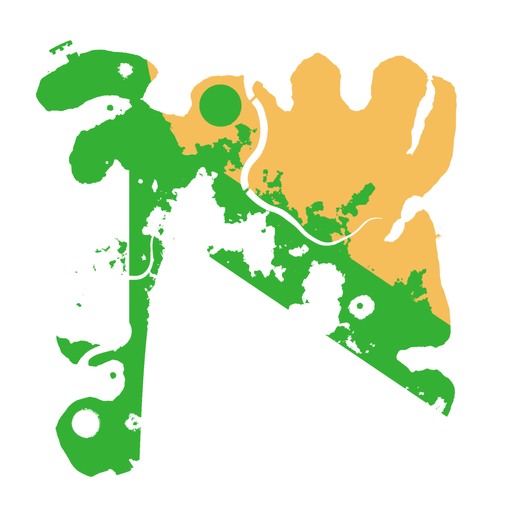 Biome Rust Map: Procedural Map, Size: 3250, Seed: 145689636