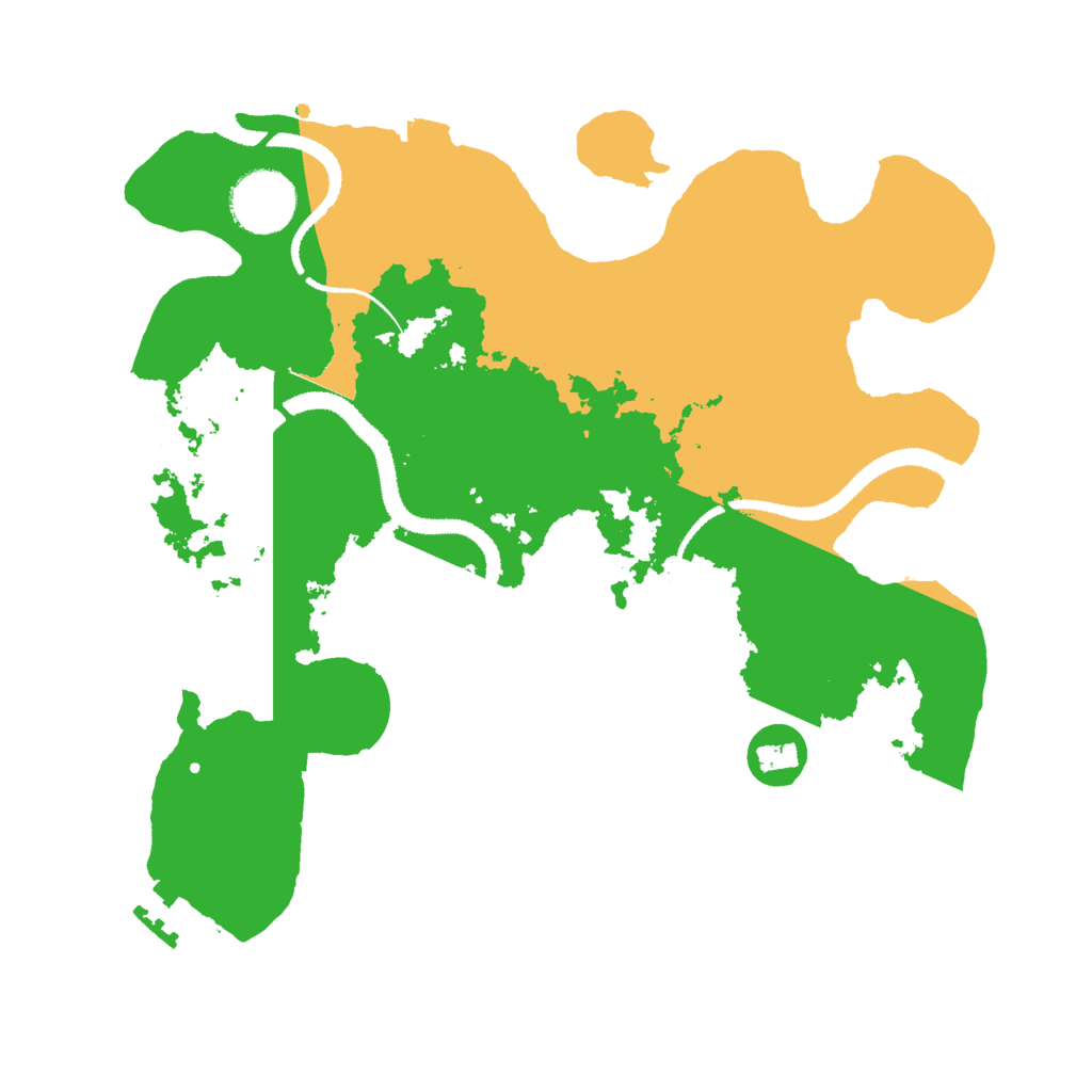 Biome Rust Map: Procedural Map, Size: 3000, Seed: 1322326014