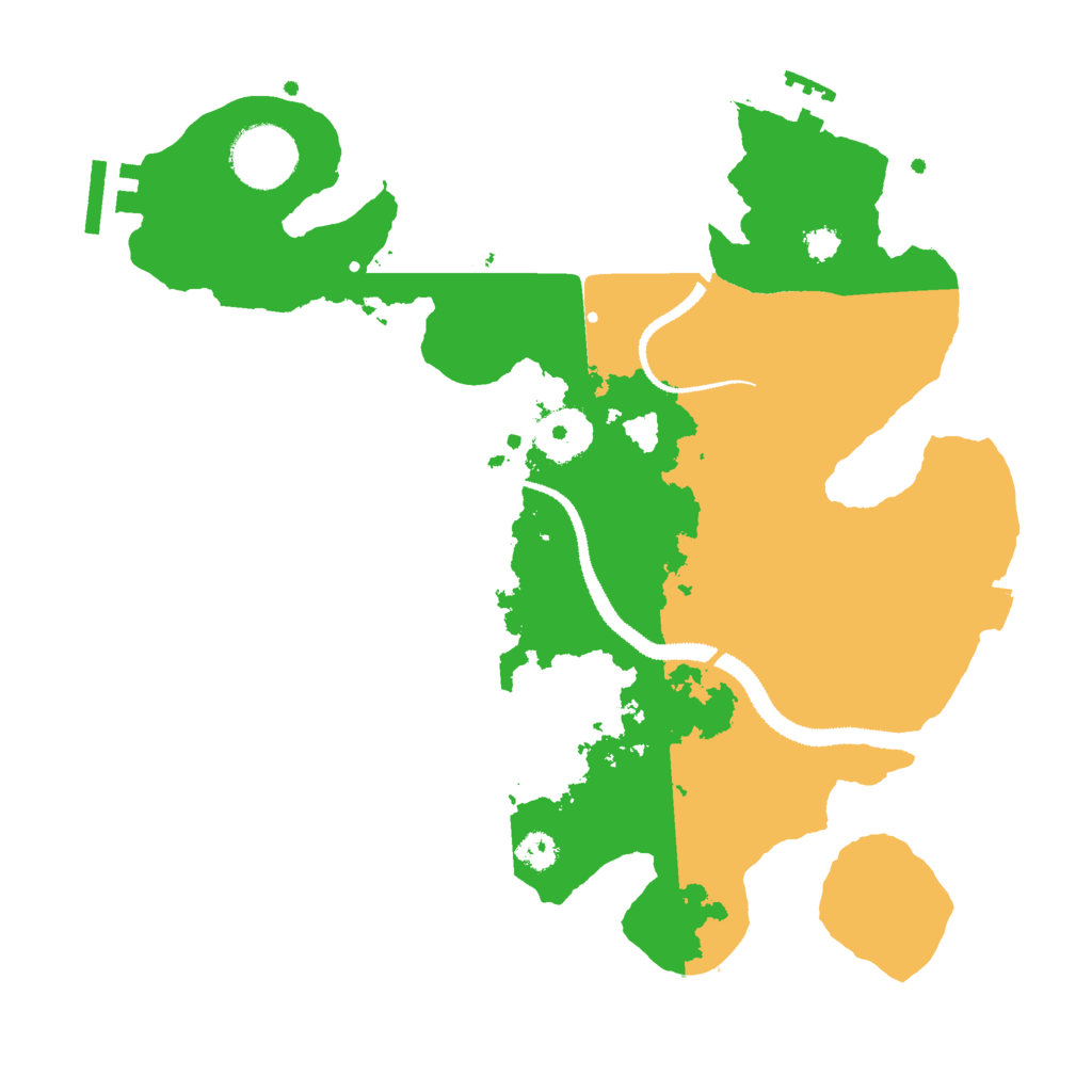Biome Rust Map: Procedural Map, Size: 3000, Seed: 482262567