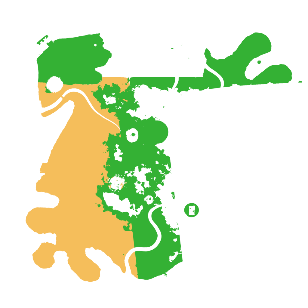 Biome Rust Map: Procedural Map, Size: 3500, Seed: 180425286