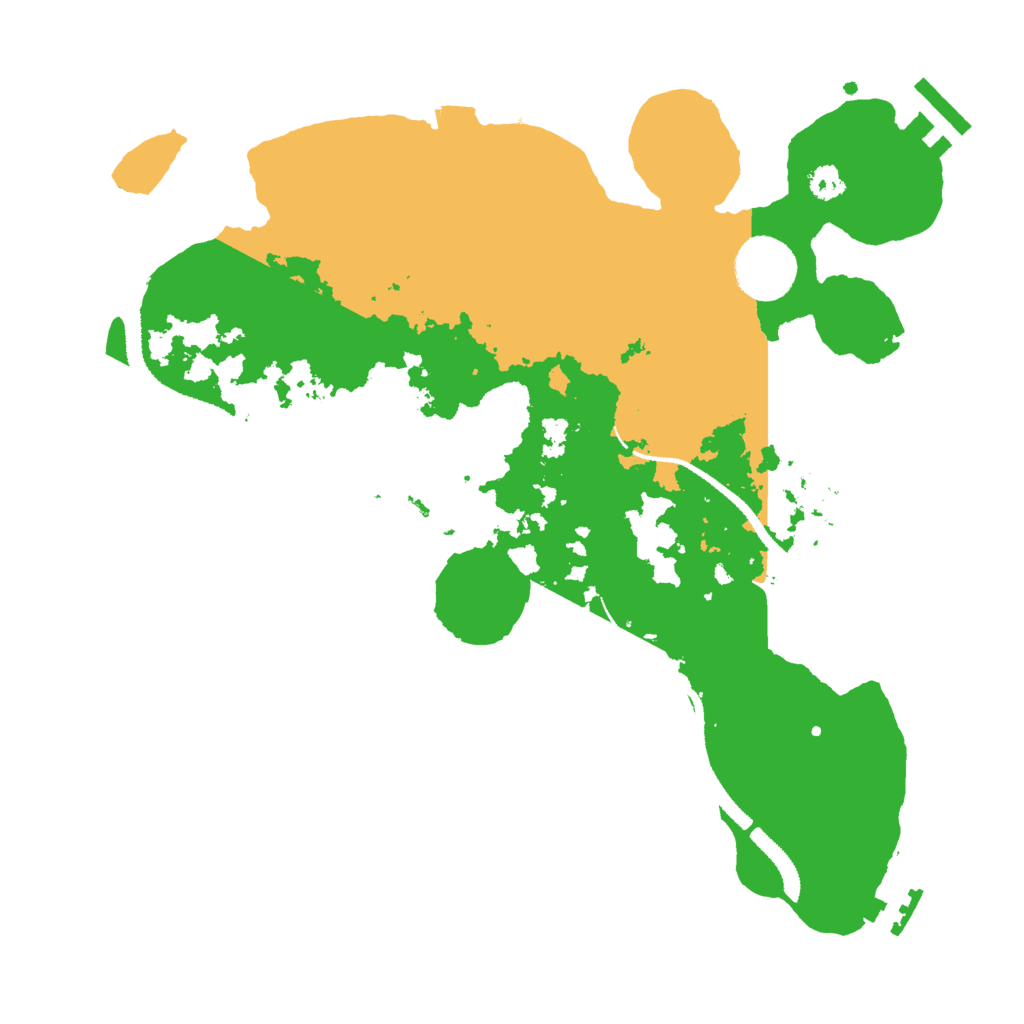 Biome Rust Map: Procedural Map, Size: 3000, Seed: 2025110115