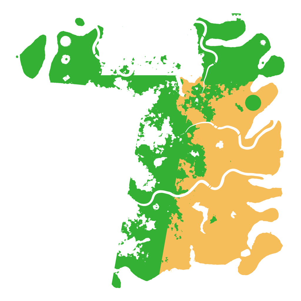 Biome Rust Map: Procedural Map, Size: 5000, Seed: 6094