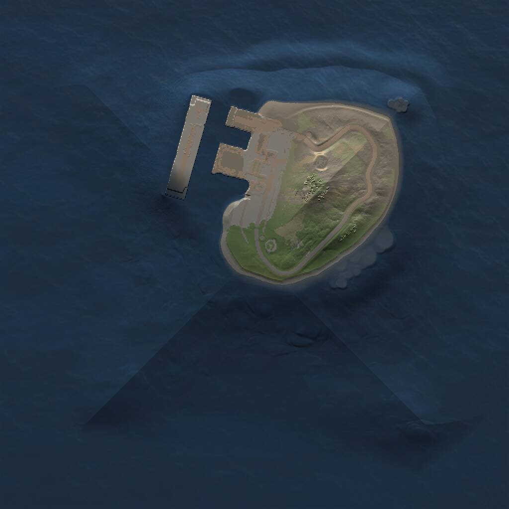 Rust Map: Procedural Map, Size: 1000, Seed: 1928485098, 2 Monuments