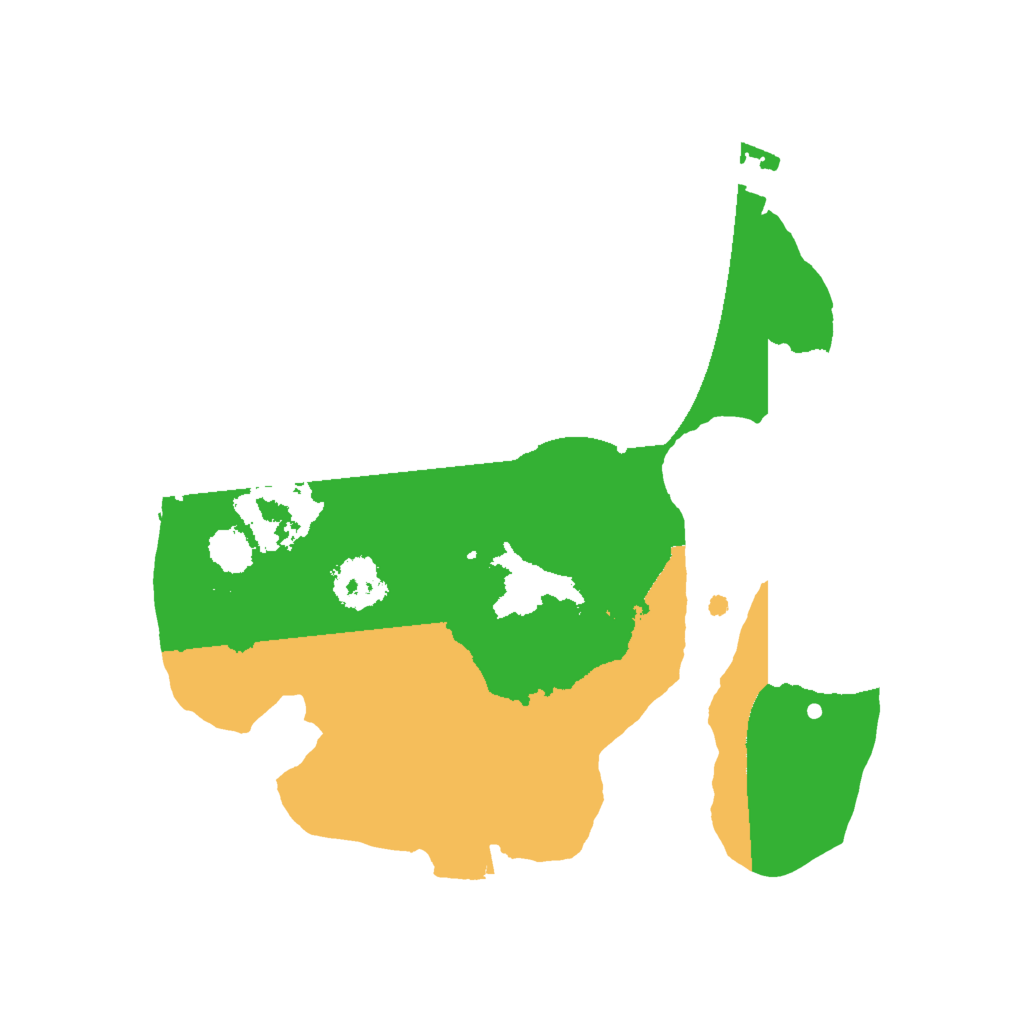 Biome Rust Map: Procedural Map, Size: 2000, Seed: 2105057242