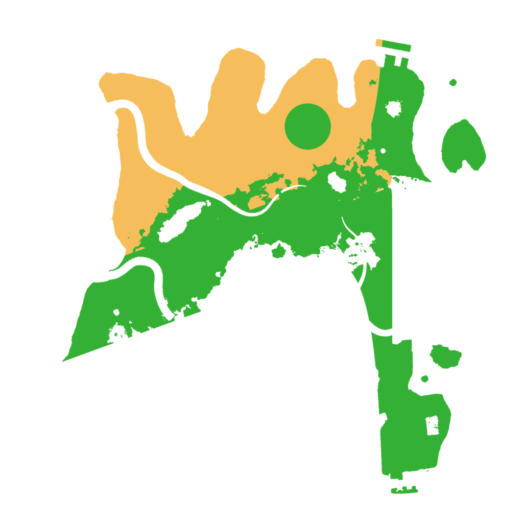 Biome Rust Map: Procedural Map, Size: 3000, Seed: 2067542337