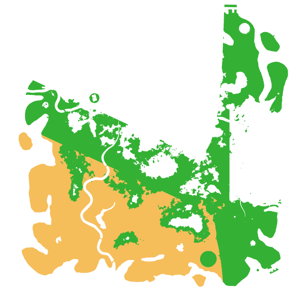 Biome Rust Map: Procedural Map, Size: 5000, Seed: 1963795951