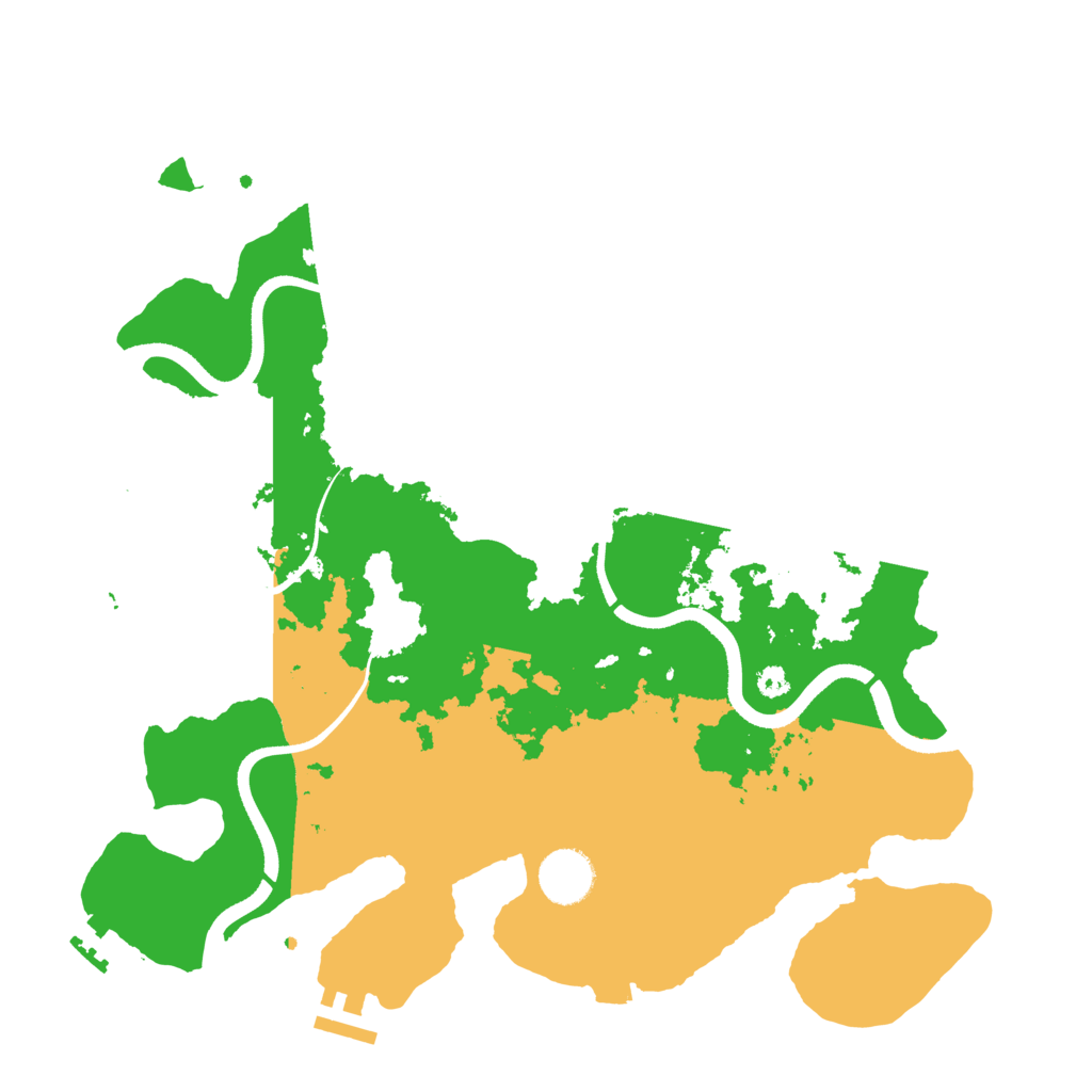 Biome Rust Map: Procedural Map, Size: 3500, Seed: 1289485213