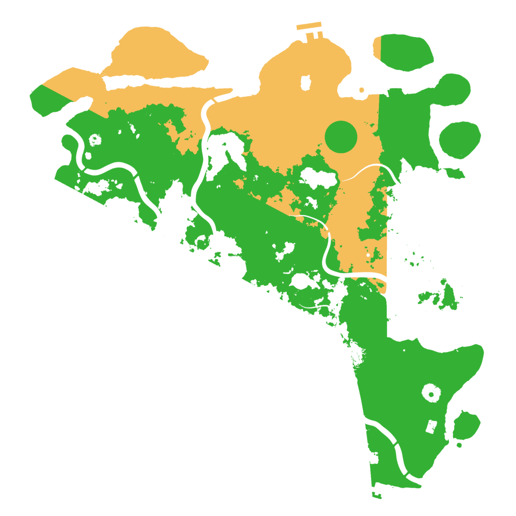 Biome Rust Map: Procedural Map, Size: 4200, Seed: 59791