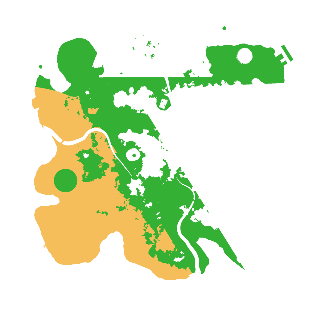 Biome Rust Map: Procedural Map, Size: 3500, Seed: 1295902984
