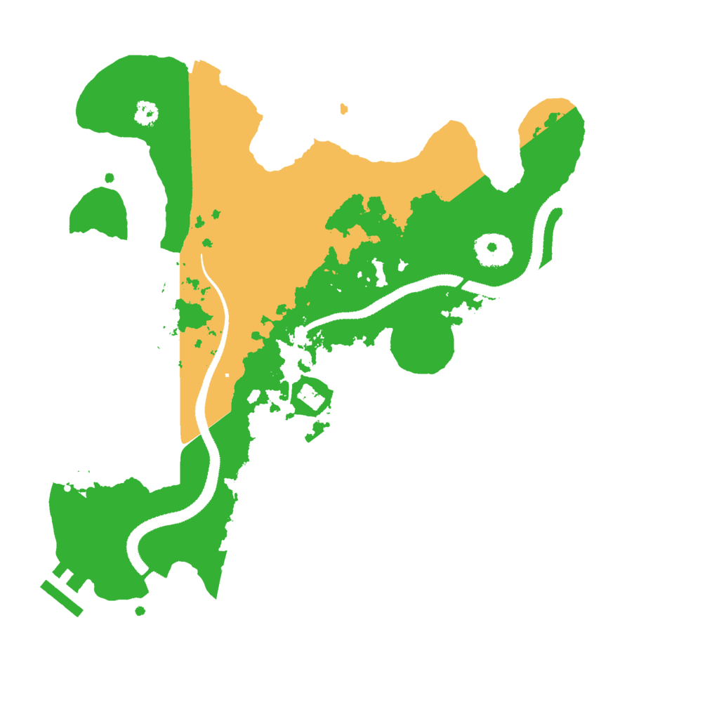 Biome Rust Map: Procedural Map, Size: 3000, Seed: 75943