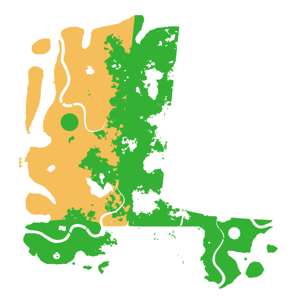 Biome Rust Map: Procedural Map, Size: 4500, Seed: 55837216