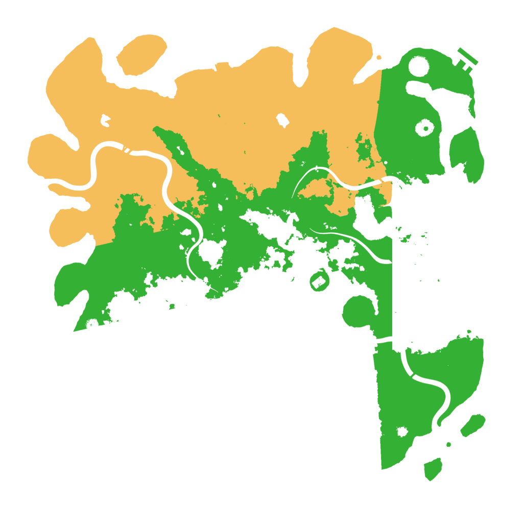 Biome Rust Map: Procedural Map, Size: 4500, Seed: 871974814