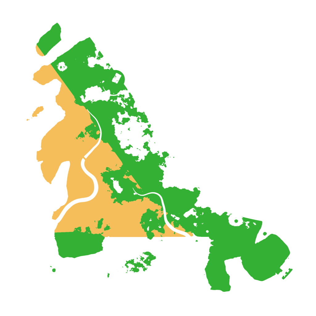 Biome Rust Map: Procedural Map, Size: 3500, Seed: 1094029924