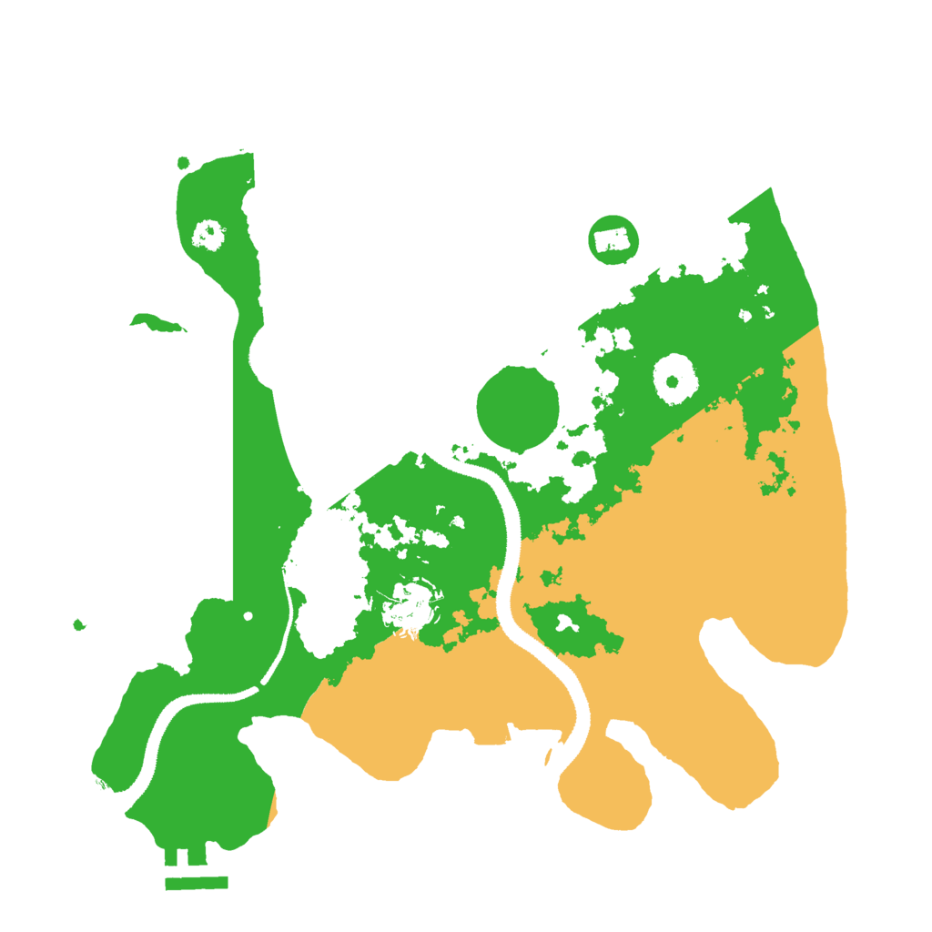 Biome Rust Map: Procedural Map, Size: 3000, Seed: 97855736