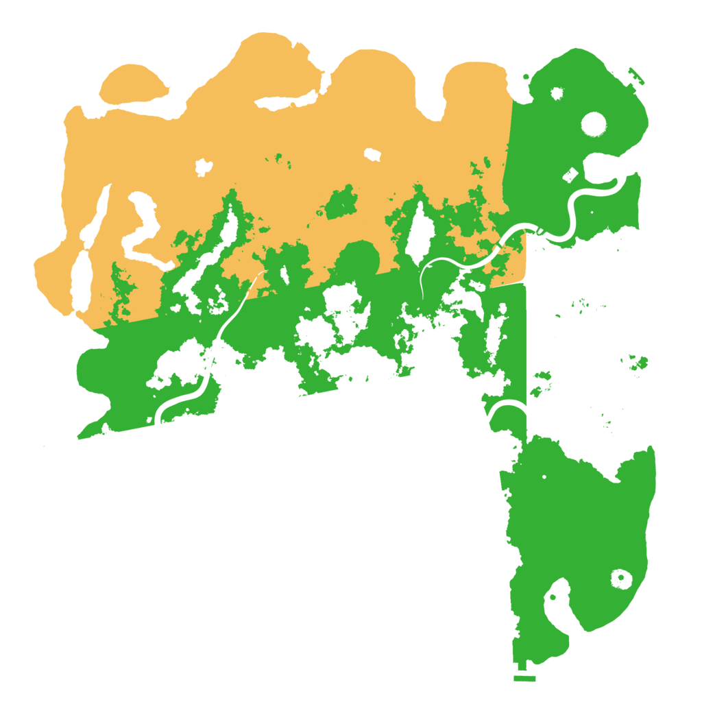 Biome Rust Map: Procedural Map, Size: 5000, Seed: 1240453631