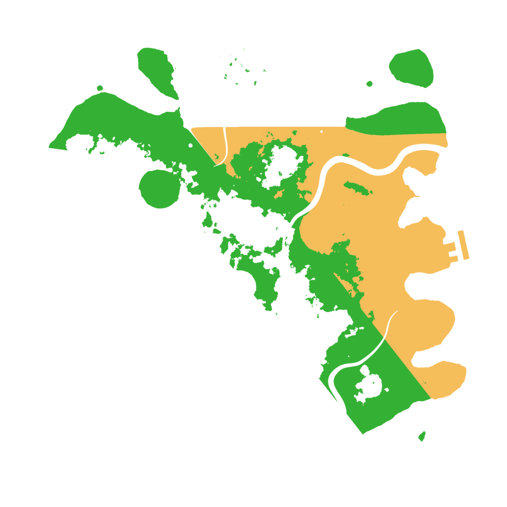 Biome Rust Map: Procedural Map, Size: 3500, Seed: 778722334