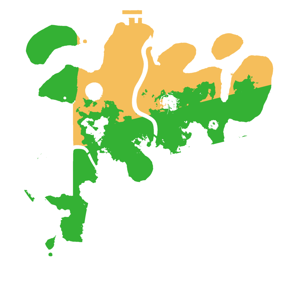 Biome Rust Map: Procedural Map, Size: 3000, Seed: 4347639