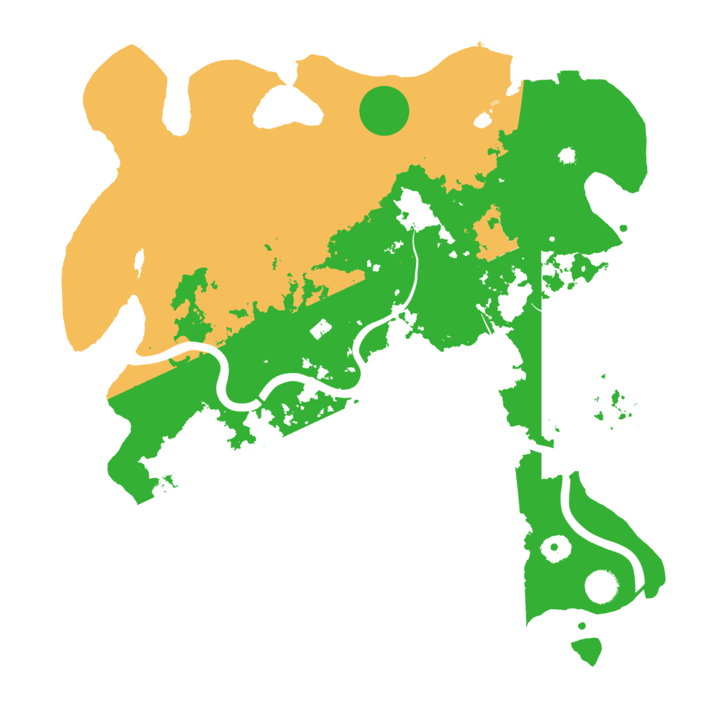 Biome Rust Map: Procedural Map, Size: 3838, Seed: 205897677