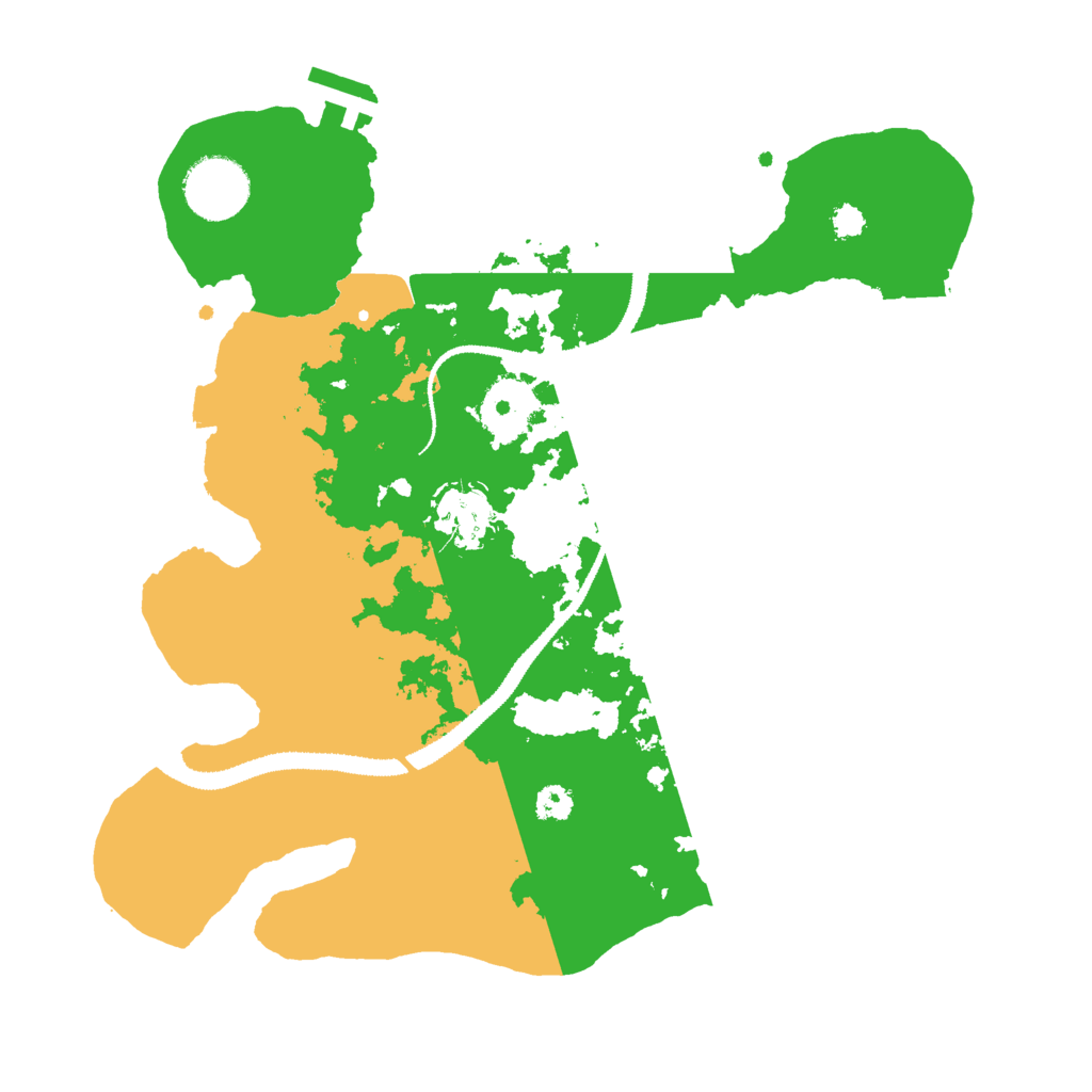 Biome Rust Map: Procedural Map, Size: 3000, Seed: 769236064