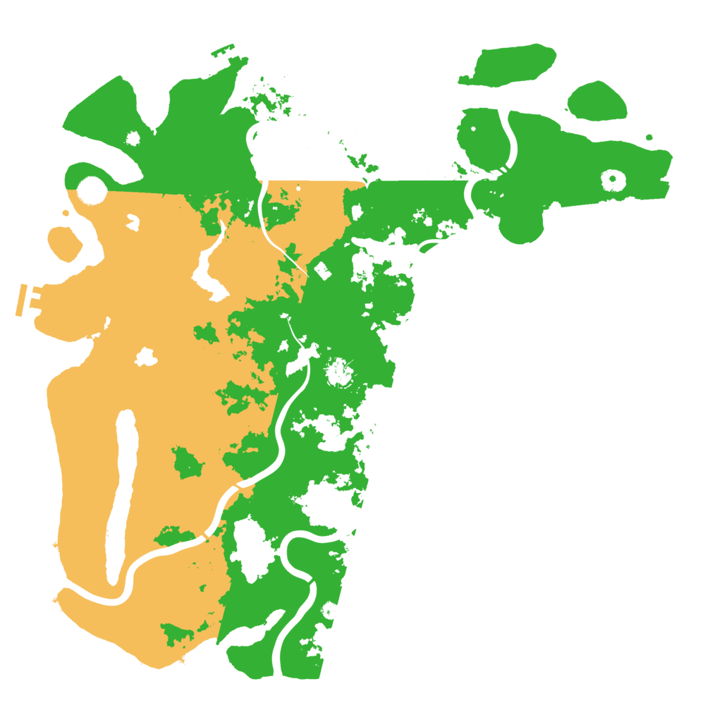 Biome Rust Map: Procedural Map, Size: 4500, Seed: 417488741