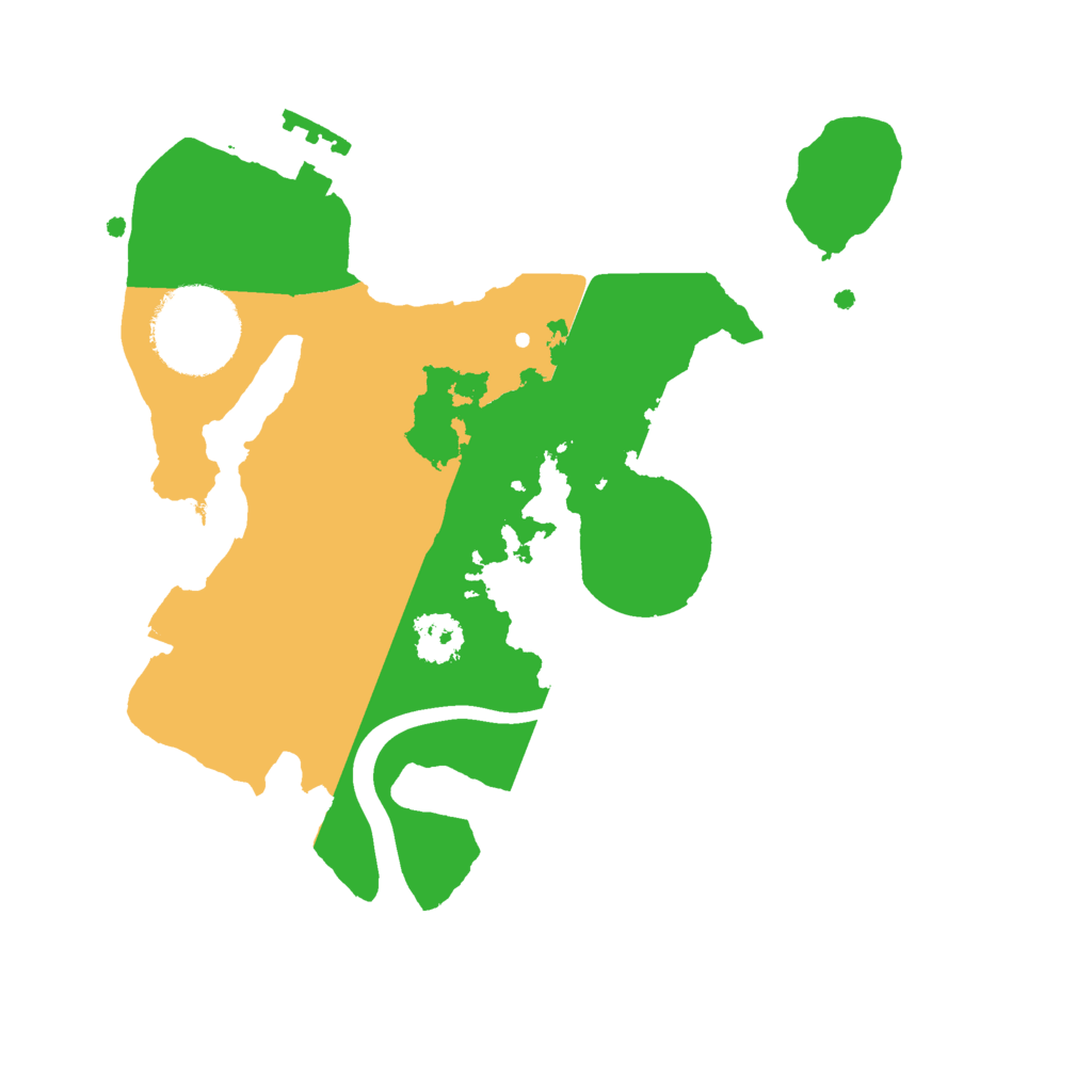 Biome Rust Map: Procedural Map, Size: 2200, Seed: 356268002