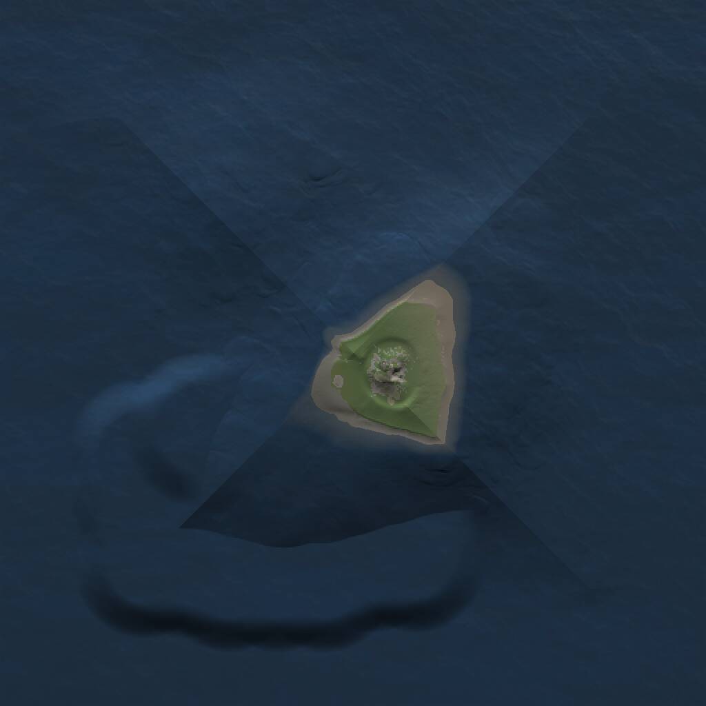 Rust Map: Procedural Map, Size: 1000, Seed: 844507469, 1 Monuments