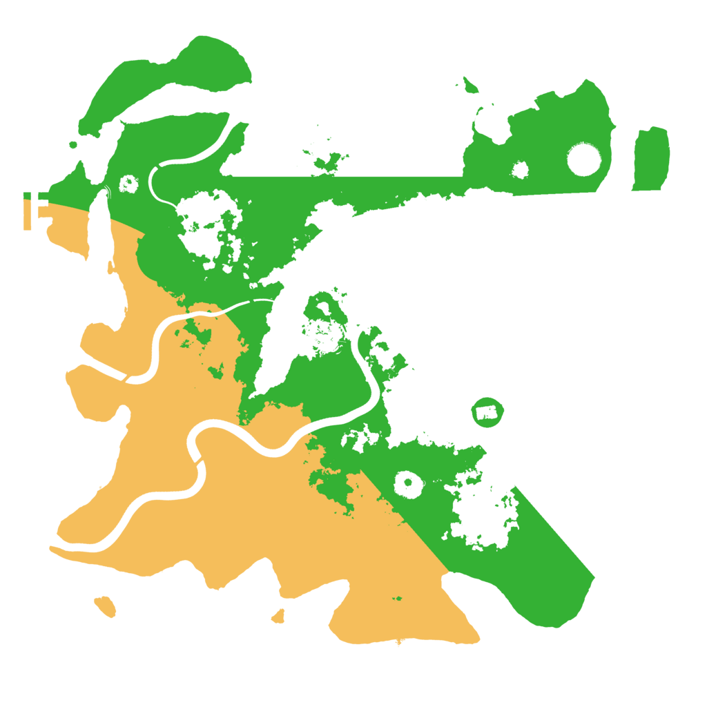 Biome Rust Map: Procedural Map, Size: 3750, Seed: 6572