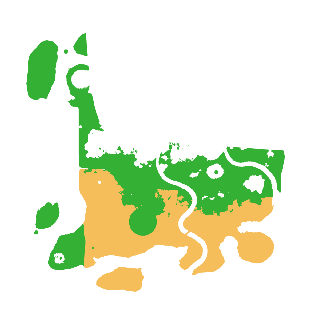 Biome Rust Map: Procedural Map, Size: 3000, Seed: 40404