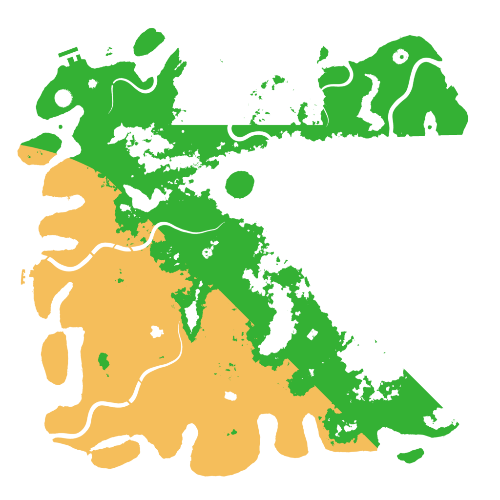Biome Rust Map: Procedural Map, Size: 5000, Seed: 1548237518