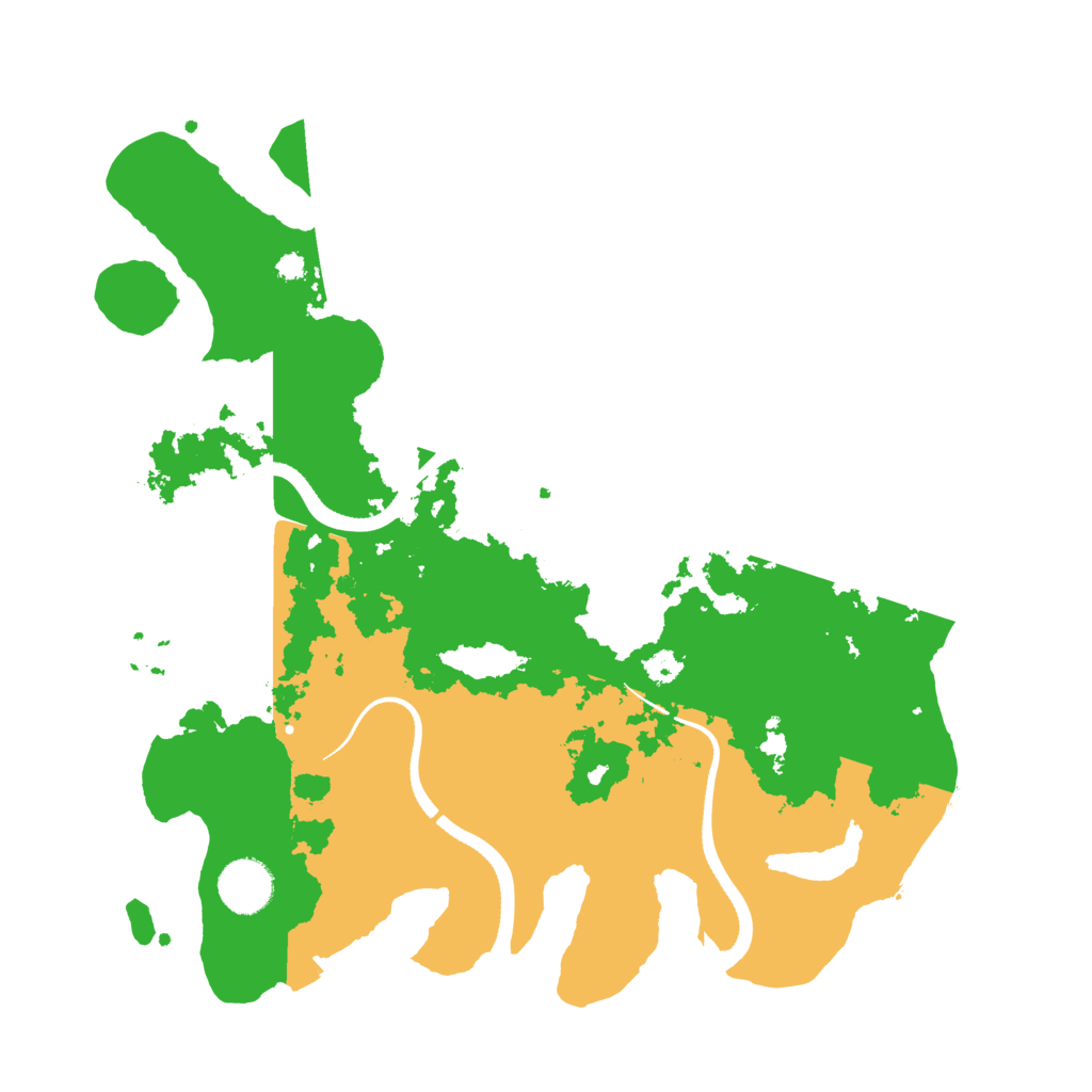 Biome Rust Map: Procedural Map, Size: 3500, Seed: 1891433528