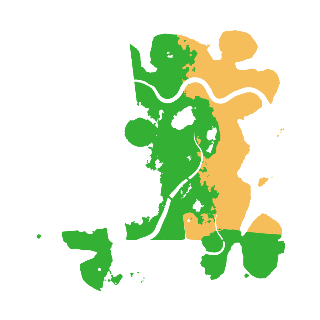 Biome Rust Map: Procedural Map, Size: 3000, Seed: 70489