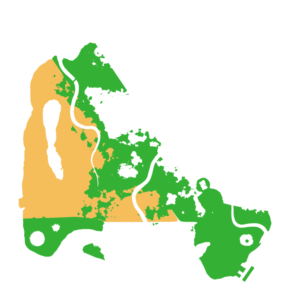 Biome Rust Map: Procedural Map, Size: 3500, Seed: 114804434