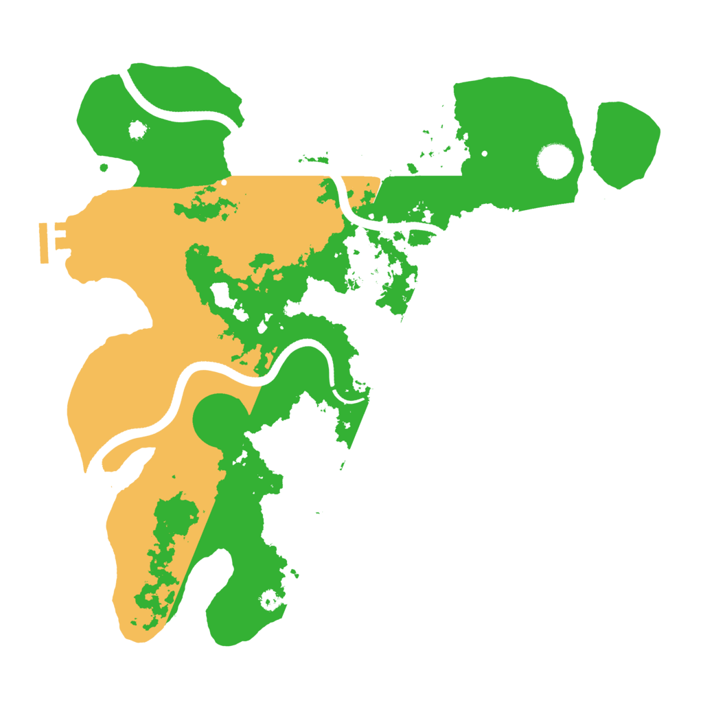 Biome Rust Map: Procedural Map, Size: 3500, Seed: 1256083107