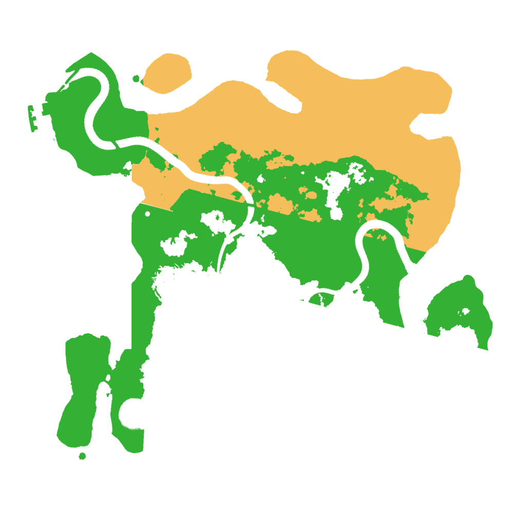 Biome Rust Map: Procedural Map, Size: 3000, Seed: 37133