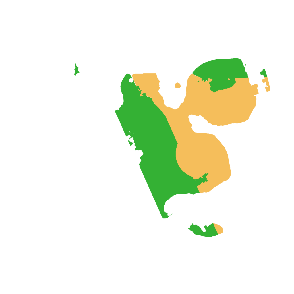 Biome Rust Map: Procedural Map, Size: 2000, Seed: 638369275