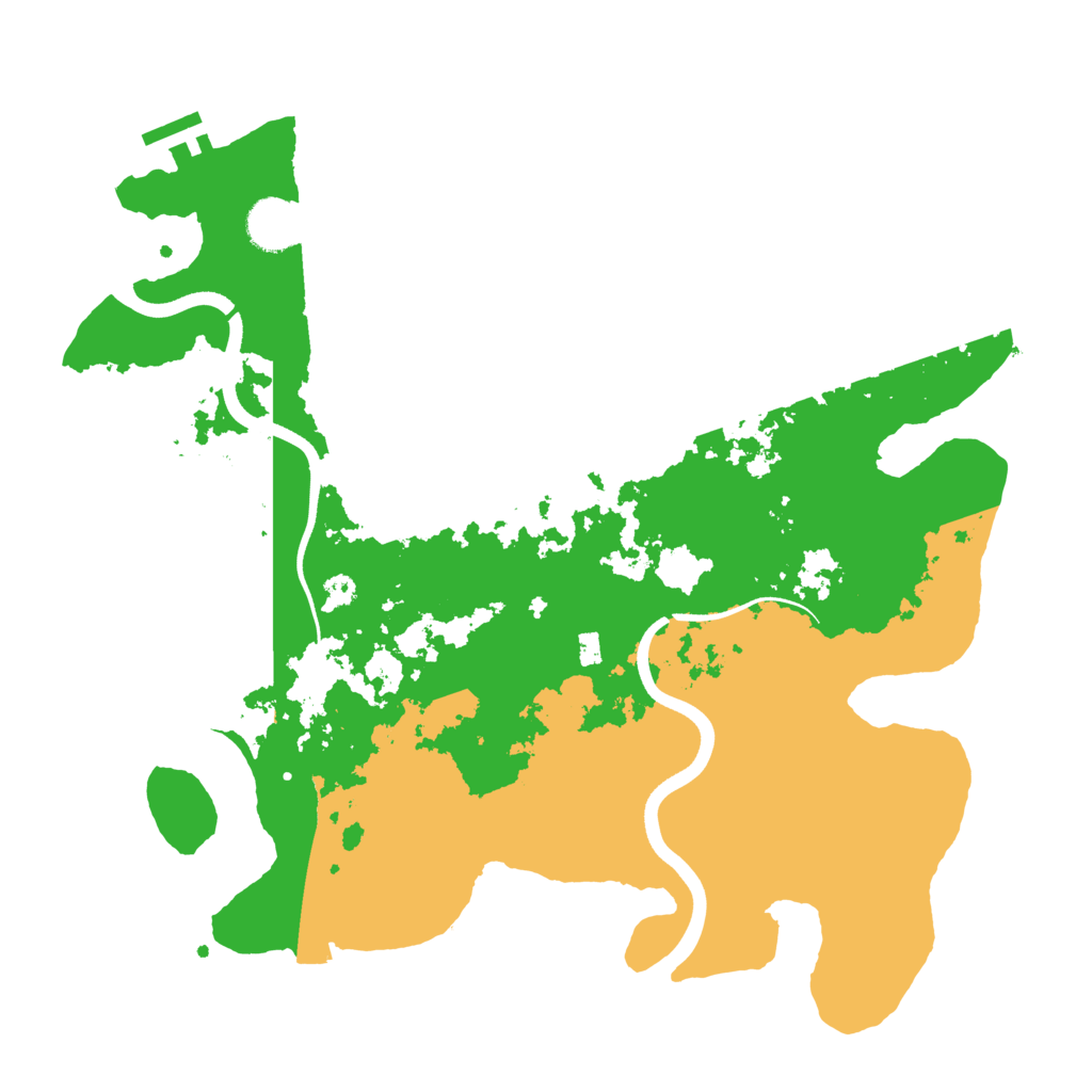 Biome Rust Map: Procedural Map, Size: 3600, Seed: 65