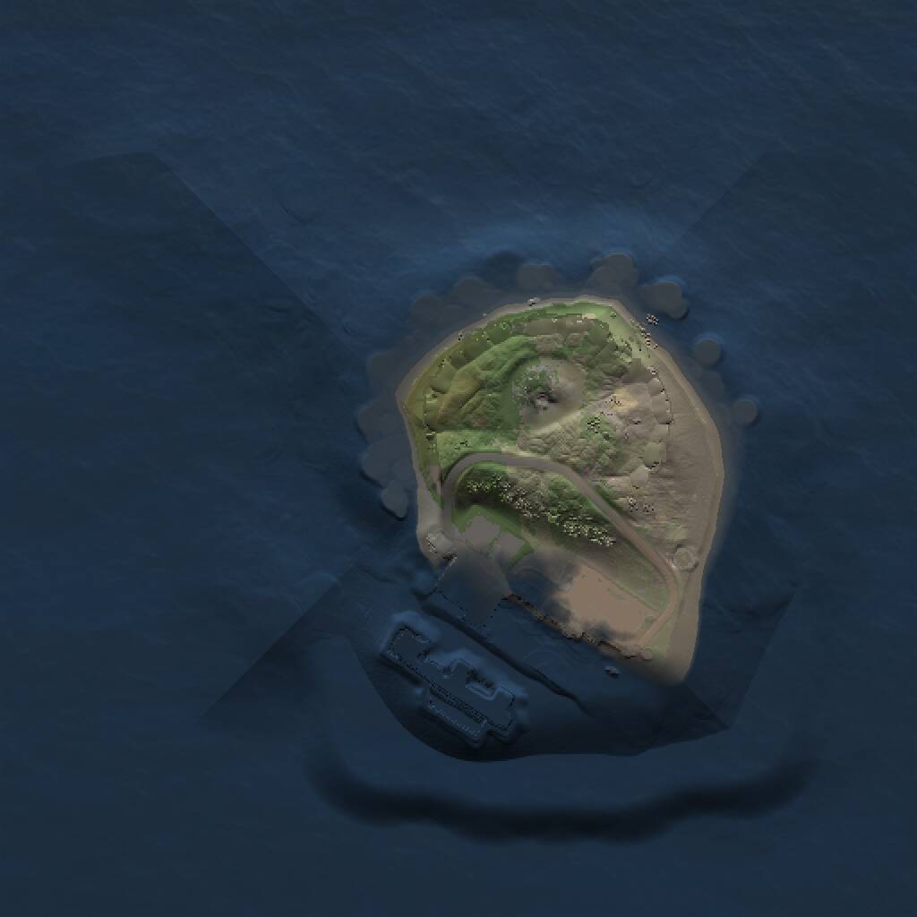 Rust Map: Procedural Map, Size: 1000, Seed: 513234322, 2 Monuments