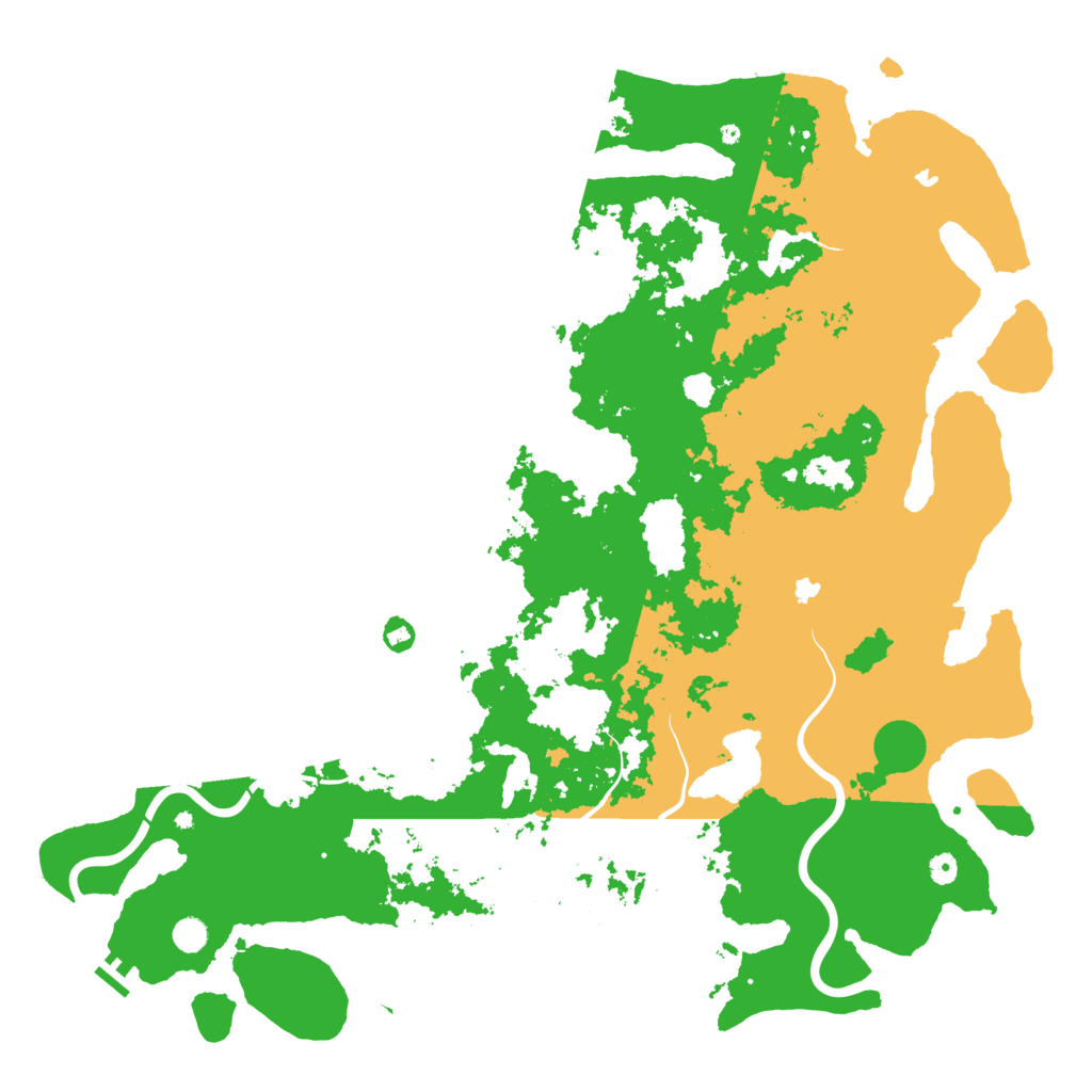 Biome Rust Map: Procedural Map, Size: 5500, Seed: 8008