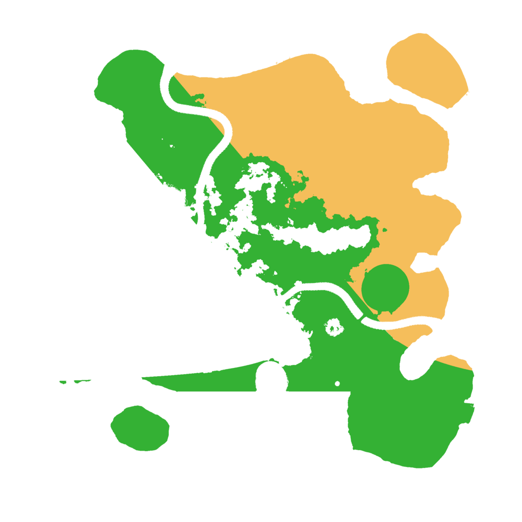 Biome Rust Map: Procedural Map, Size: 3000, Seed: 2112025