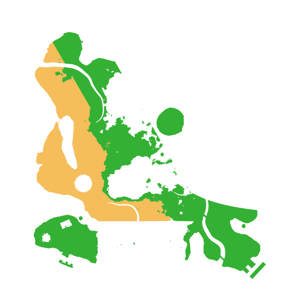 Biome Rust Map: Procedural Map, Size: 3000, Seed: 922351752