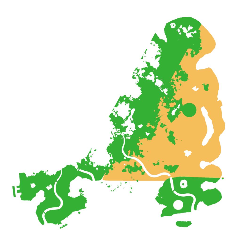 Biome Rust Map: Procedural Map, Size: 4500, Seed: 595355394