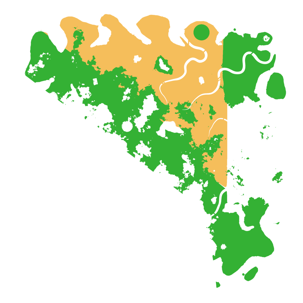 Biome Rust Map: Procedural Map, Size: 5000, Seed: 10110303