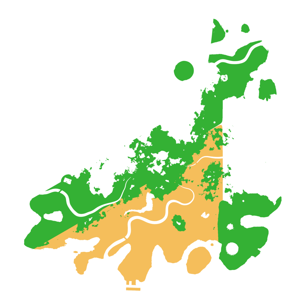 Biome Rust Map: Procedural Map, Size: 4200, Seed: 98462