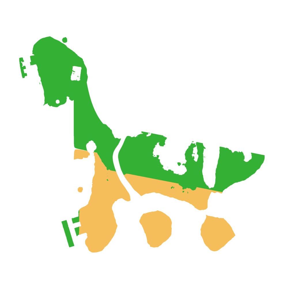 Biome Rust Map: Procedural Map, Size: 2200, Seed: 62341